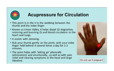 Acupressure for Circulation – 3 of 3